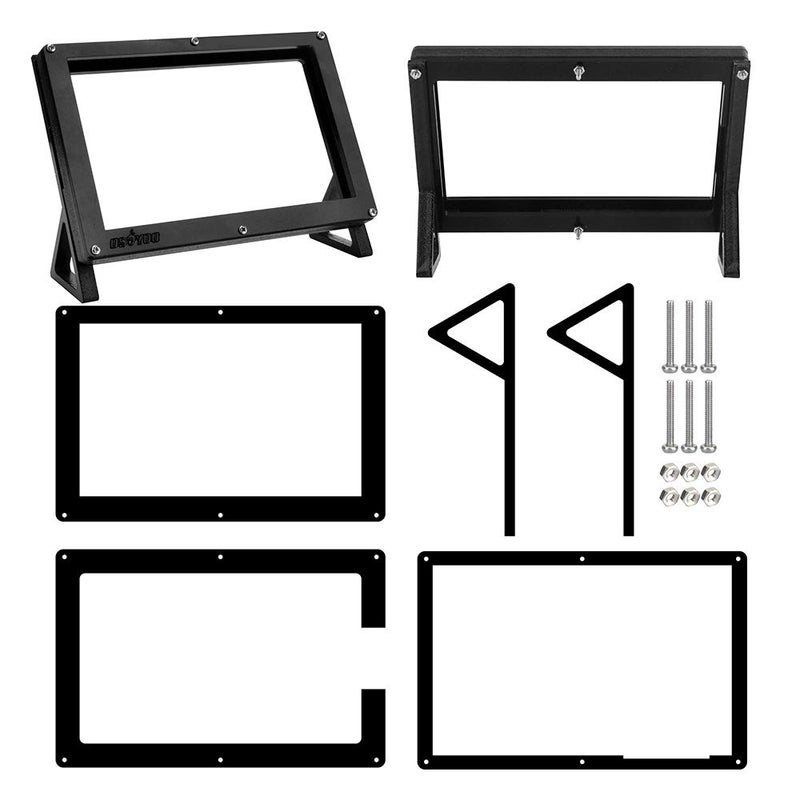 OSOYOO Protective Case Stand Holder for OSOYOO 5 Inch DSI Touch Screen LCD Display Compatible with Raspberry Pi 5 4 3 3B+ 2 - Image 1